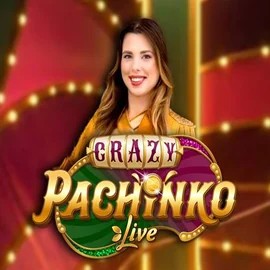Official Live Casino logo: Crazy Pachinko by Evolution at Bison Casino