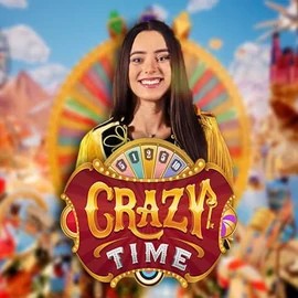 Crazy Time logo by Evolution Bison Casino