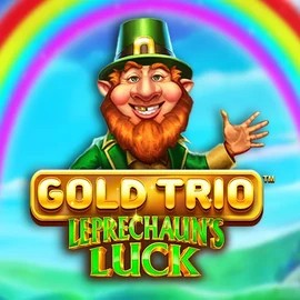Gold Trio Leprechaun's Luck casino game by Playtech – featured logo at Bison Casino