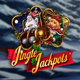 Jingle Jackpots slot icon by Dragon Gaming, available at Bison Casino