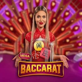 Mega Baccarat casino game by Pragmatic Play – featured logo at Bison Casino