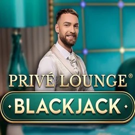 Privé Lounge Blackjack slot logo by Pragmatic Play at Bison Casino
