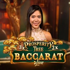 Live Casino logo of Prosperity Tree Baccarat from Evolution at Bison Casino